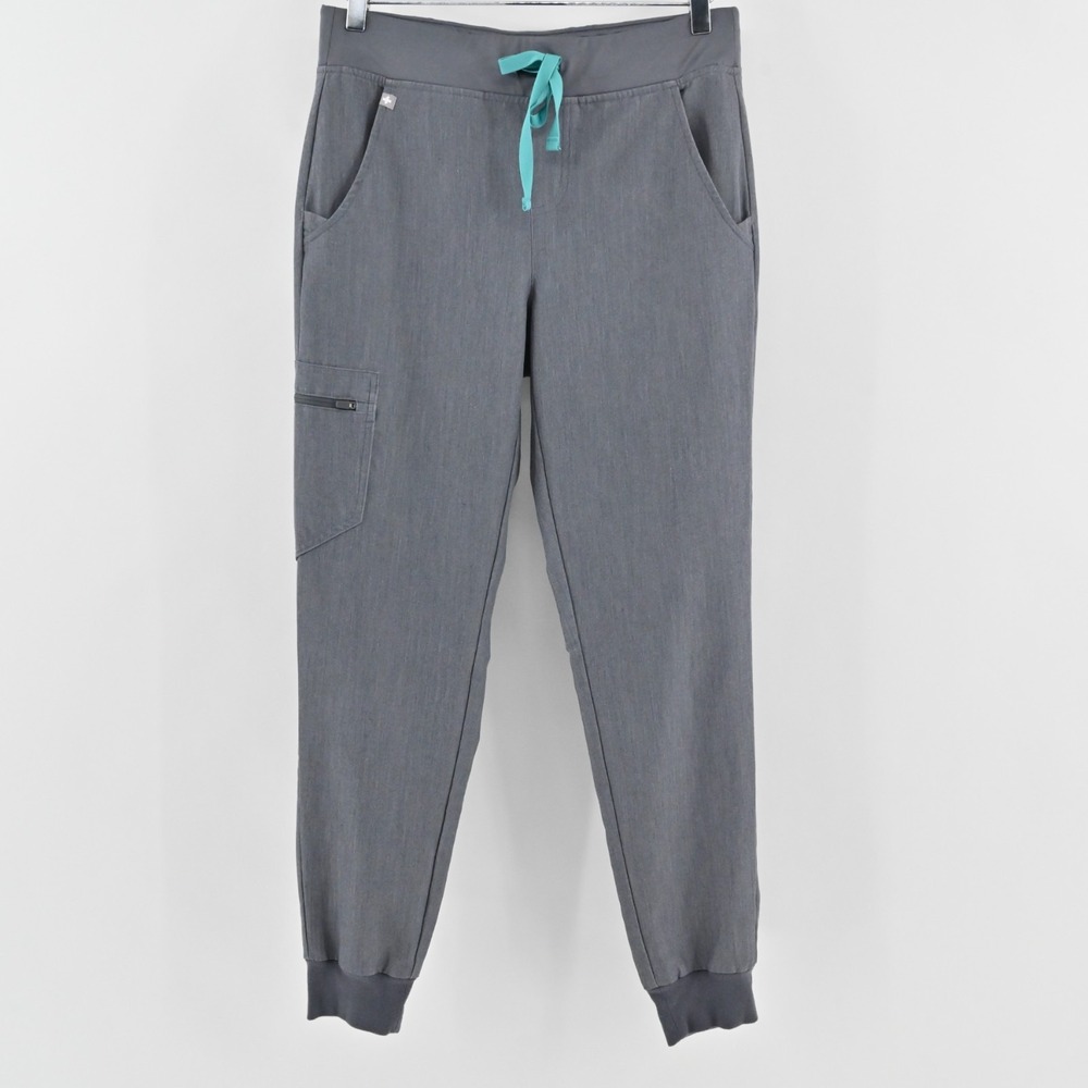 Figs Womens Zamora Jogger Scrub Pants Size S Charcoal‎ Gray Technical Collection